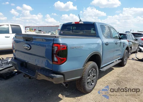 2025 Ford Ranger Xlt из США, поврежденный, VIN 1FTER4GH6SLE31149